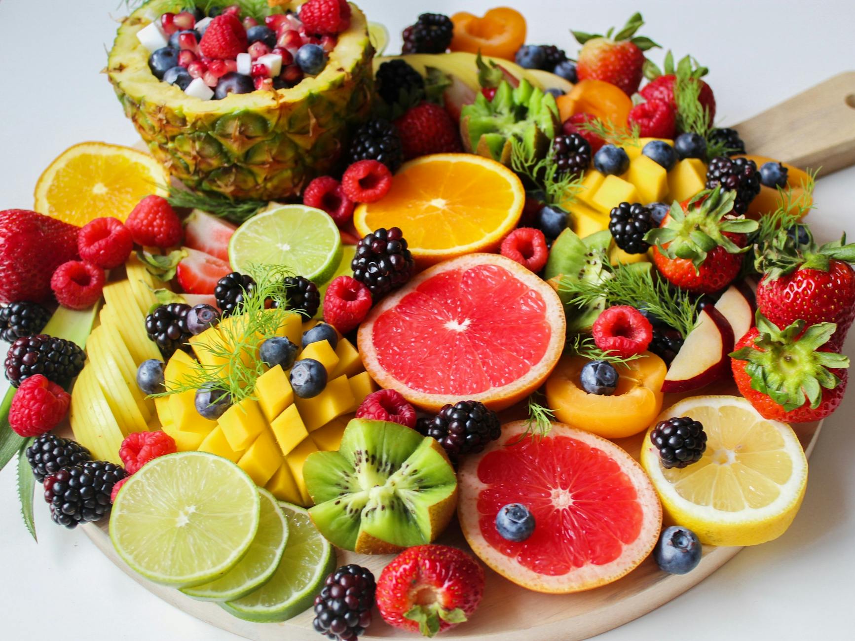 frutas anti-inflamatórias.