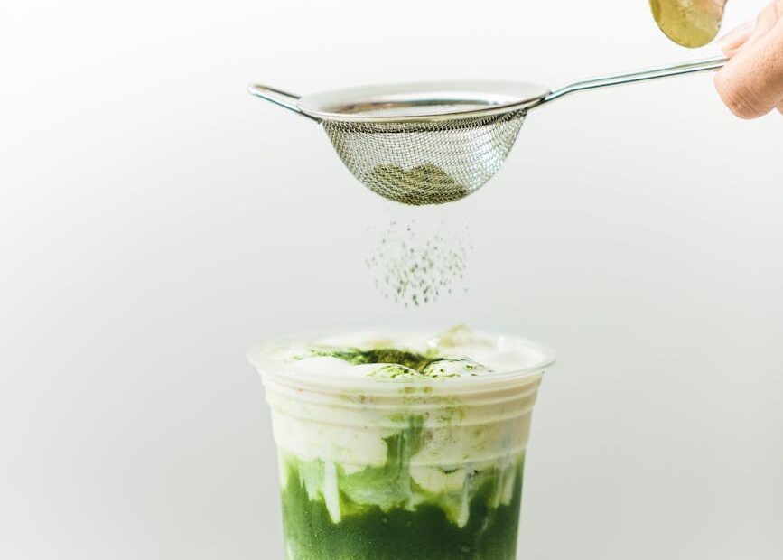 close up of a cocktail
